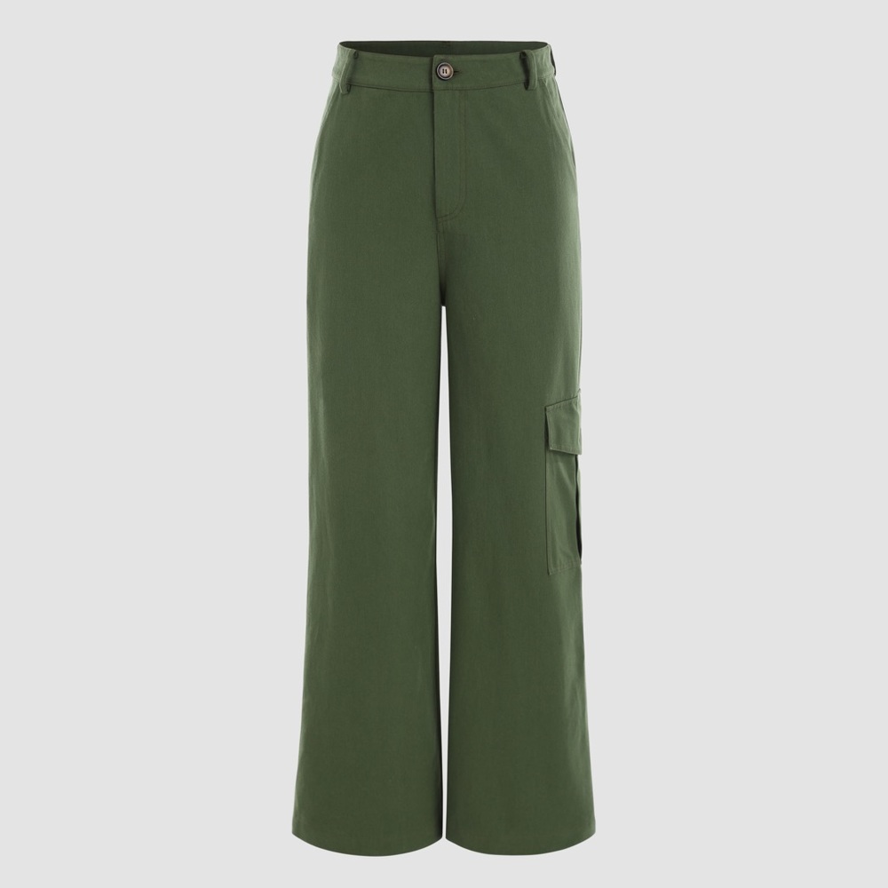 Cider Brand New Never Worn Green Cargo Pants, Size Small